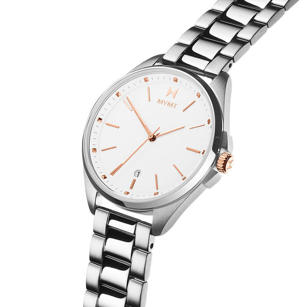 Women's Crestliner Silver Watch, 36mm