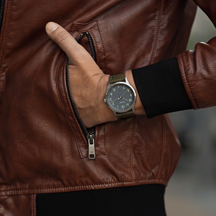 Men's Alantic Green Watch, 41mm