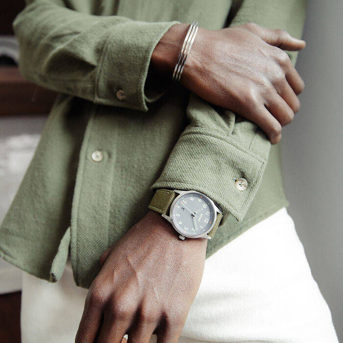 Men's Alantic Green Watch, 41mm