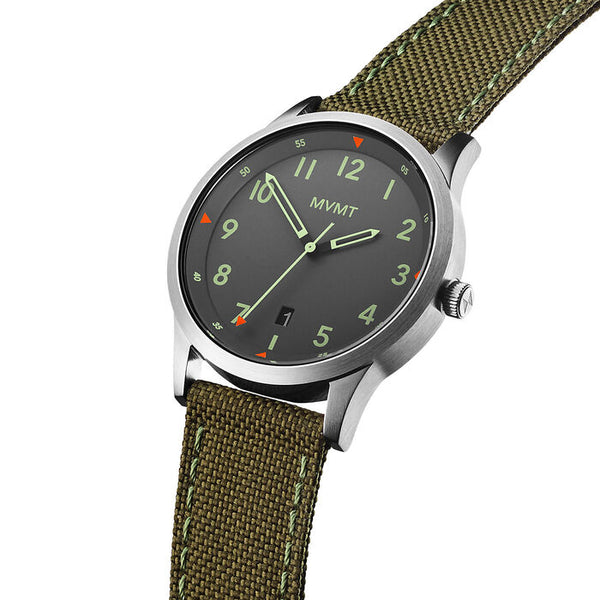 Men's Alantic Green Watch, 41mm