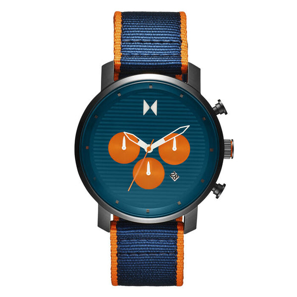 Men's Navy Prix Chronograph Watch, 45mm
